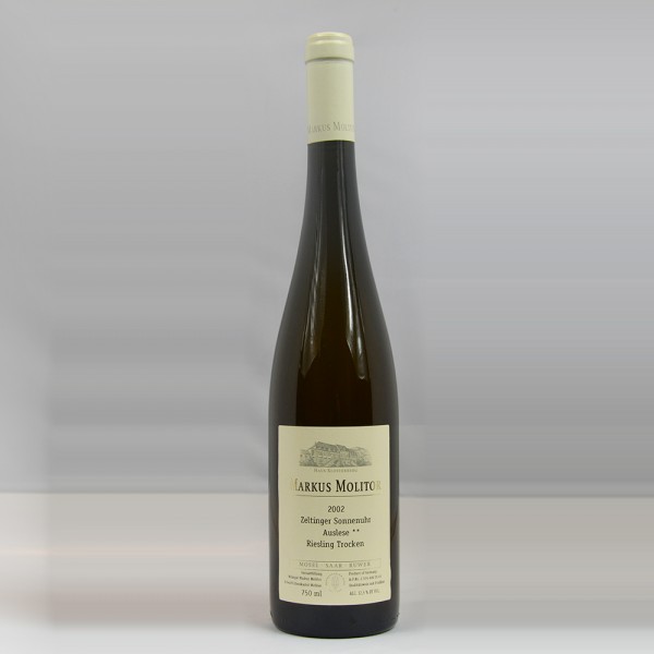 2002 Markus Molitor Zeltinger Sonnenuhr Riesling Auslese trocken **