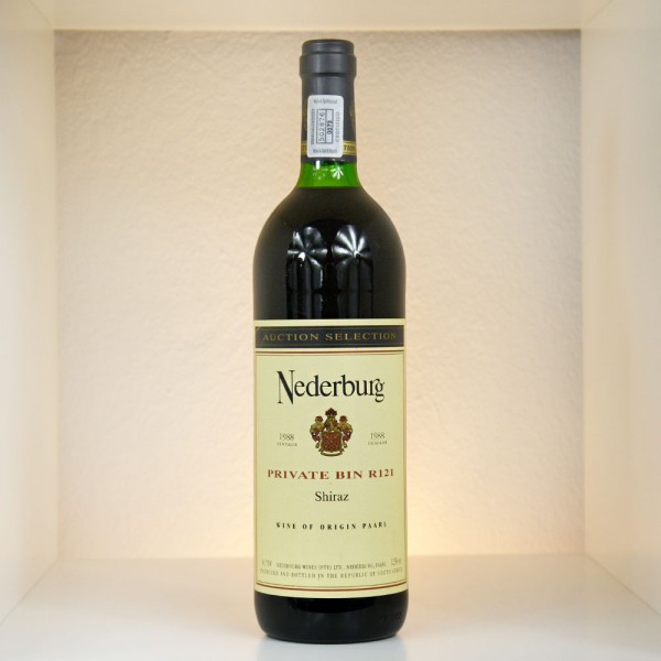 1988 Nederburg Shiraz "Private Bin R121" Auction Selection