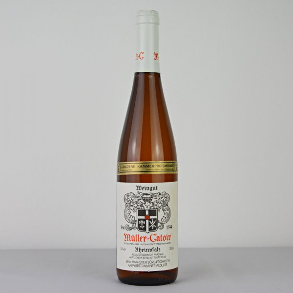 1988 Müller-Catoir Haardter Bürgergarten Gewürztraminer Auslese 0,75 Liter