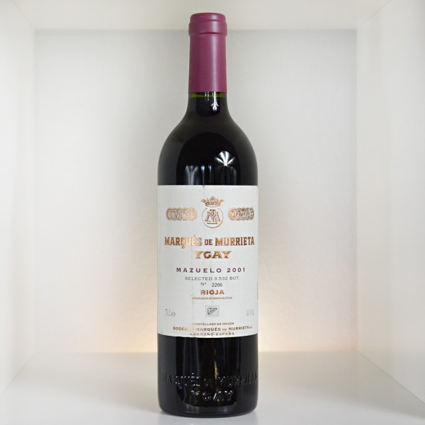 2001 Marqués de Murrieta YGAY Mazuelo