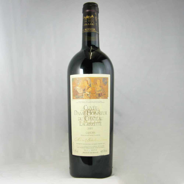 2001 Chateau Lagrezette, Cuvée Dame Honneur, Cahors AC