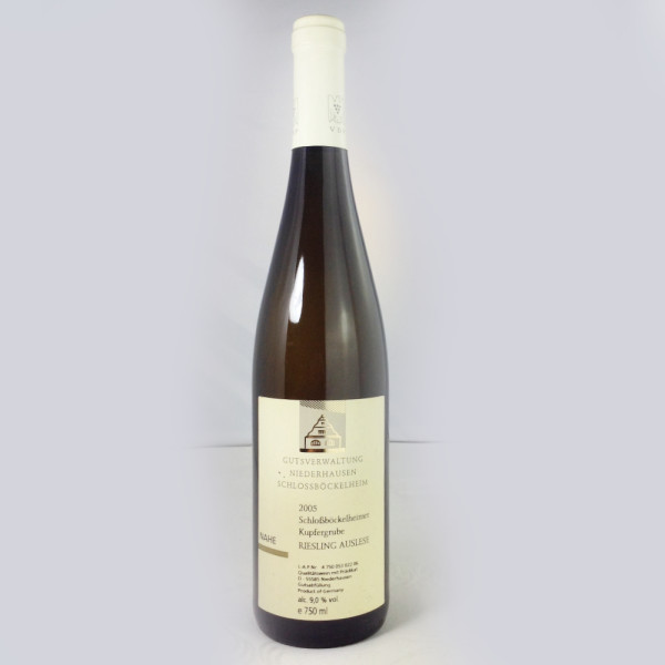 2005 Gutsverw. Niederhausen Schlossböckelheim Schlossböckelheimer Kupfergrube Riesling Auslese
