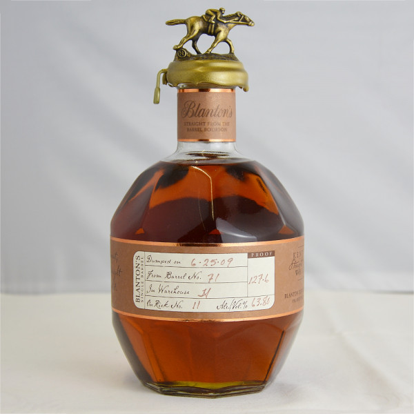 Blanton&#039;s “Straight From The Barrel” Kentucky Straight Bourbon Whiskey 63,8 % vol. (dumped 2009)