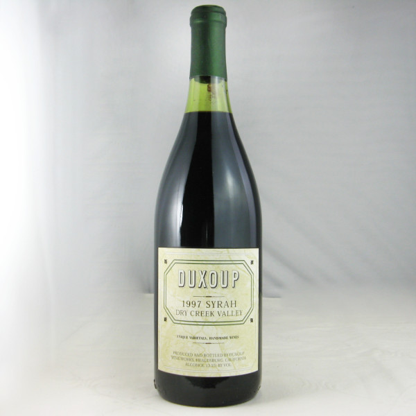 1997 Duxoup Syrah Dry Creek Valley