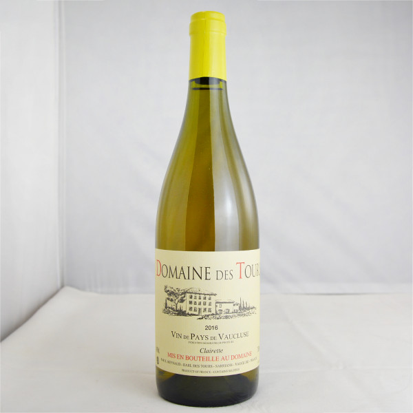 2016 Domaine des Tours Blanc, Clairette, Vin de Pays de Vaucluse IGP