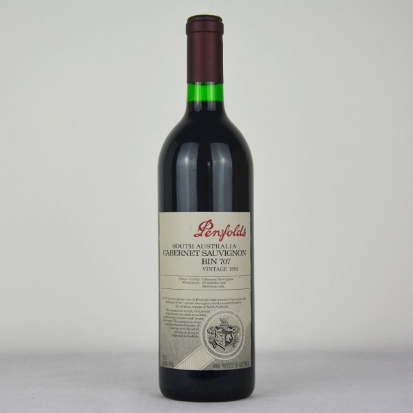 1992 Penfolds Cabernet Sauvignon Bin 707