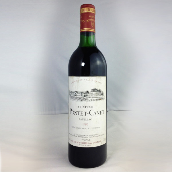 1986 Château Pontet-Canet Grand Cru Classé Pauillac AOC