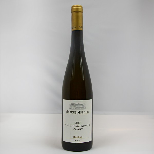 2005 Markus Molitor Zeltinger Deutschherrenberg Riesling Auslese** Goldkapsel