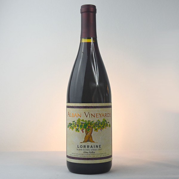 1997 Alban Vineyards "Lorraine" Estate Syrah, Edna Valley