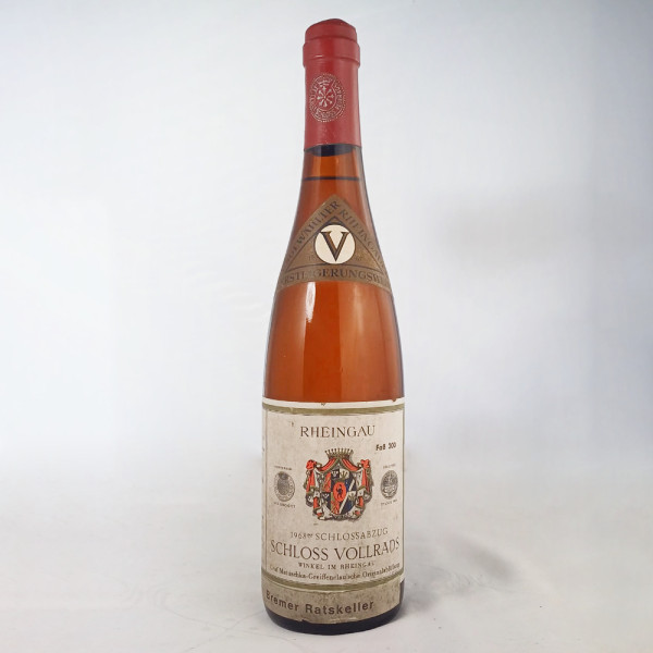 1968 Schloss Vollrads Riesling Faß 200 Versteigerungswein (Auction)