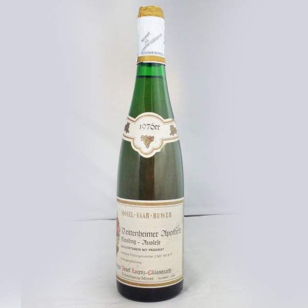 1976 Weingut Lorenz-Clüsserath Trittenheimer Apotheke Riesling Auslese