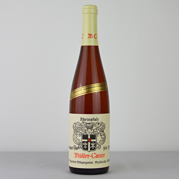 1981 Müller-Catoir Haardter Bürgergarten Muskateller Spätlese