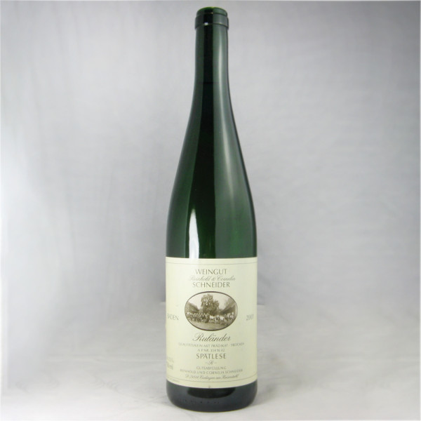 2001 Reinhold und Cornelia Schneider Ruländer Spätlese trocken R