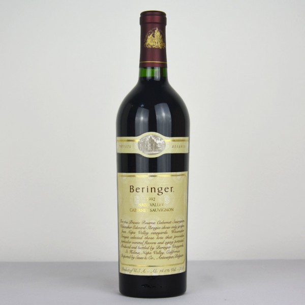 1992 Beringer Private Reserve Cabernet Sauvignon
